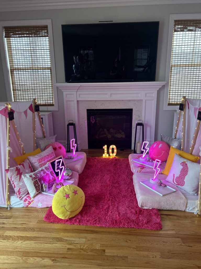 preppy slumber party