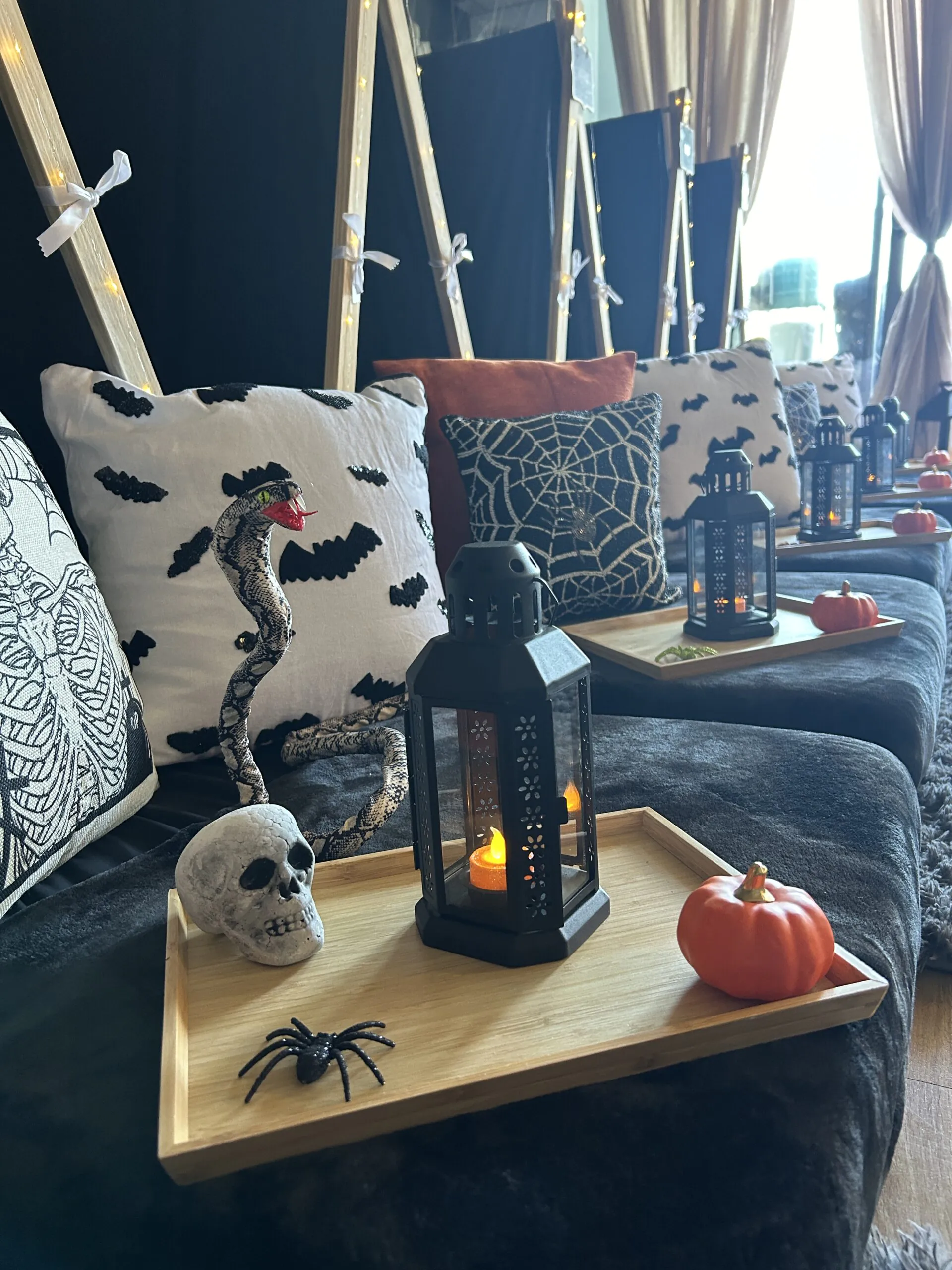 spooky halloween slumber party theme