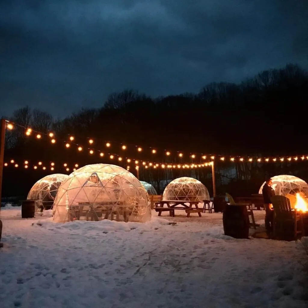Stunning igloo rental