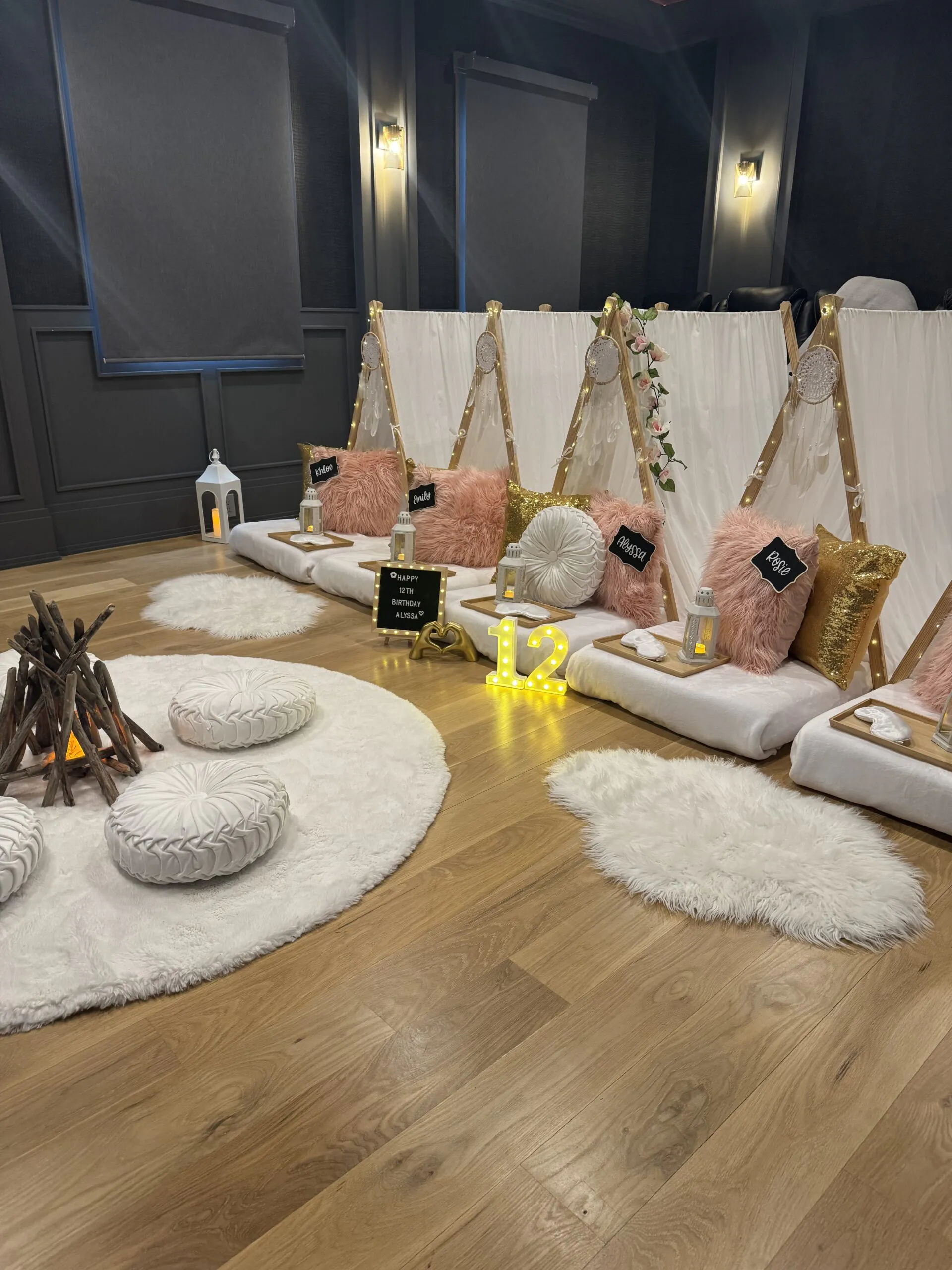 Teepee Slumber Party