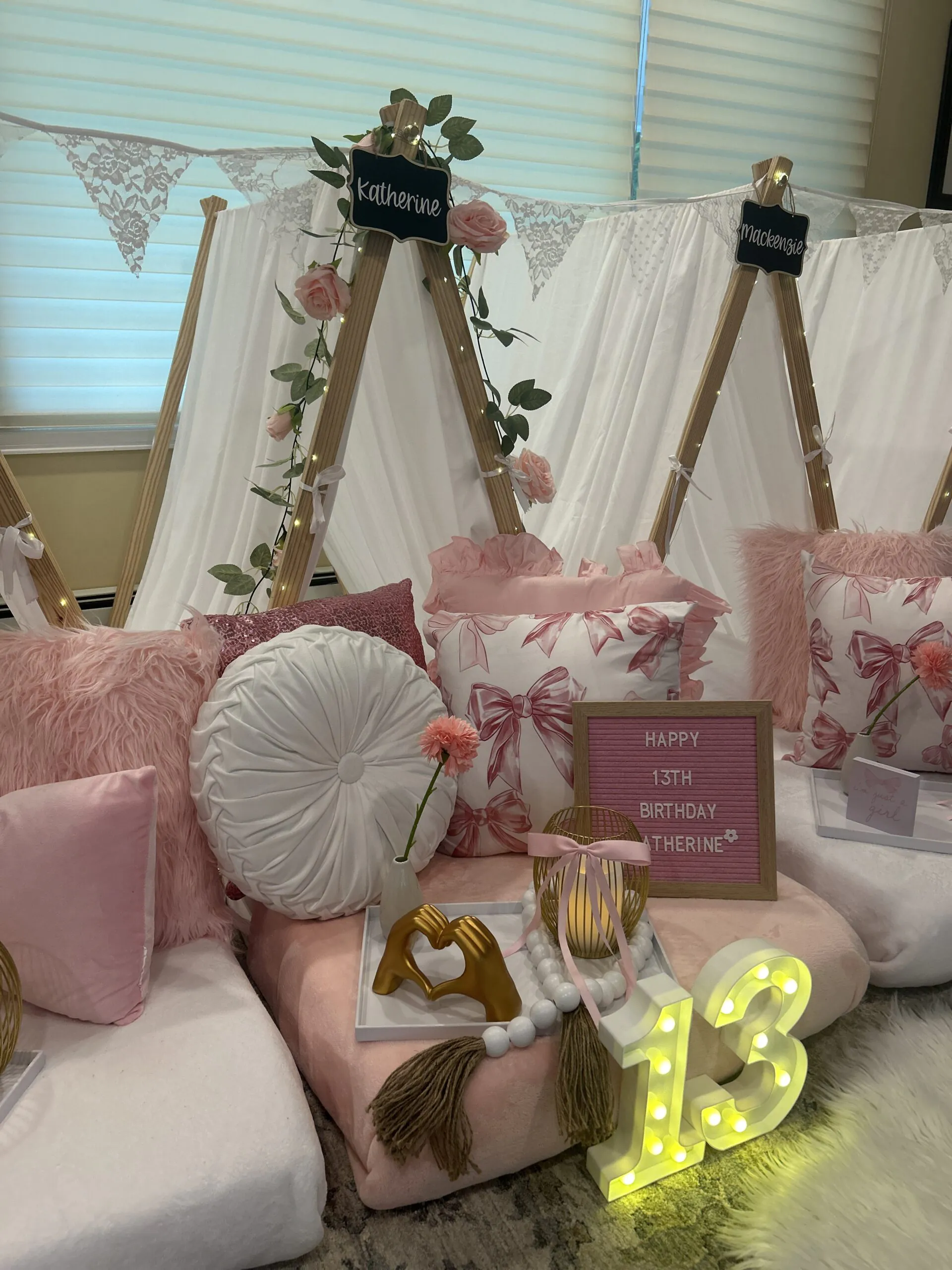 Coquette - Pink girl slumber party themes