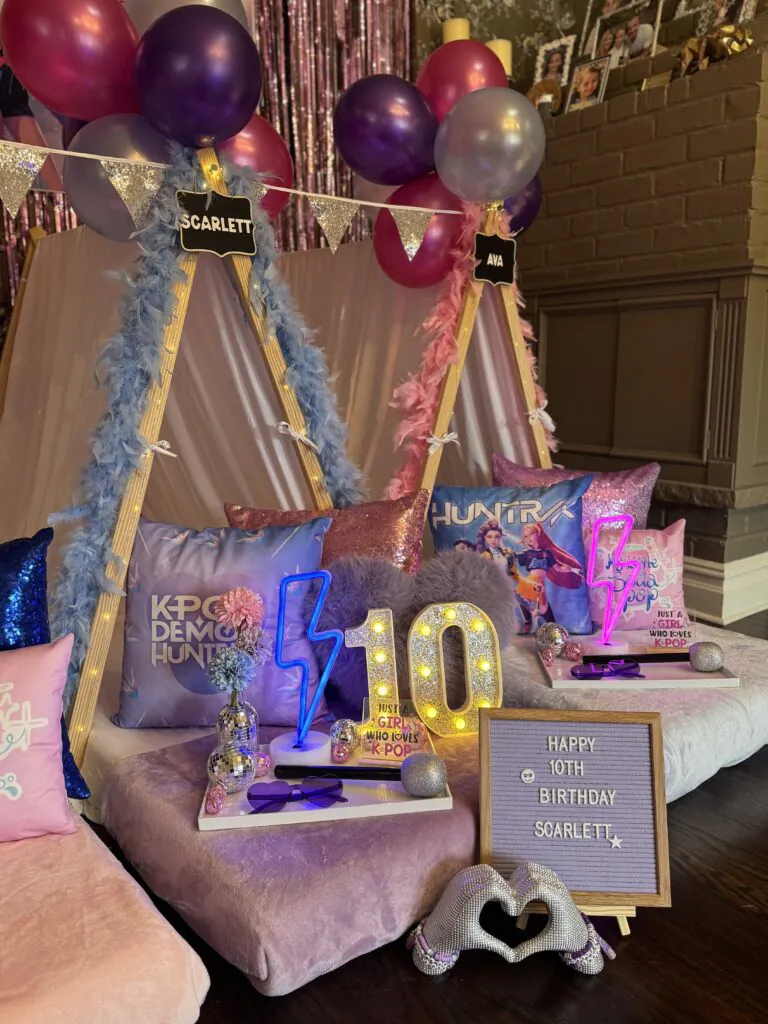 K-pop teepee party