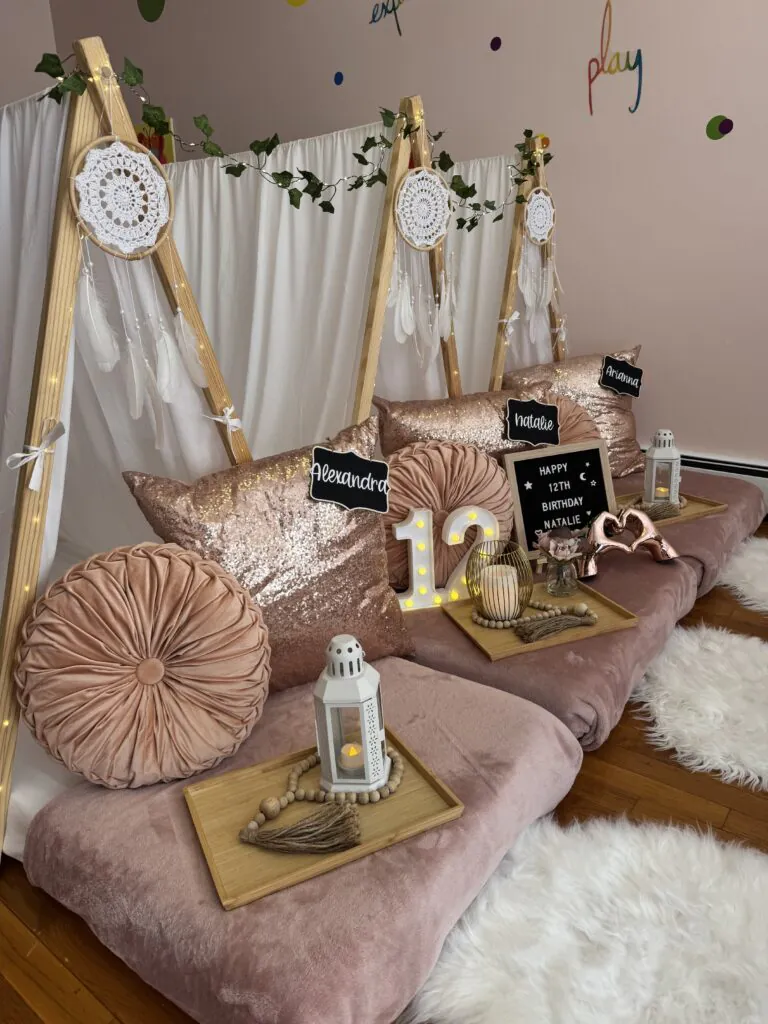 Rosegold Birthday Slumber Party
