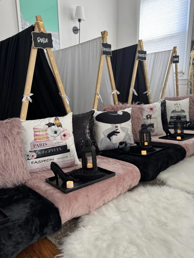 paris teepee tent theme