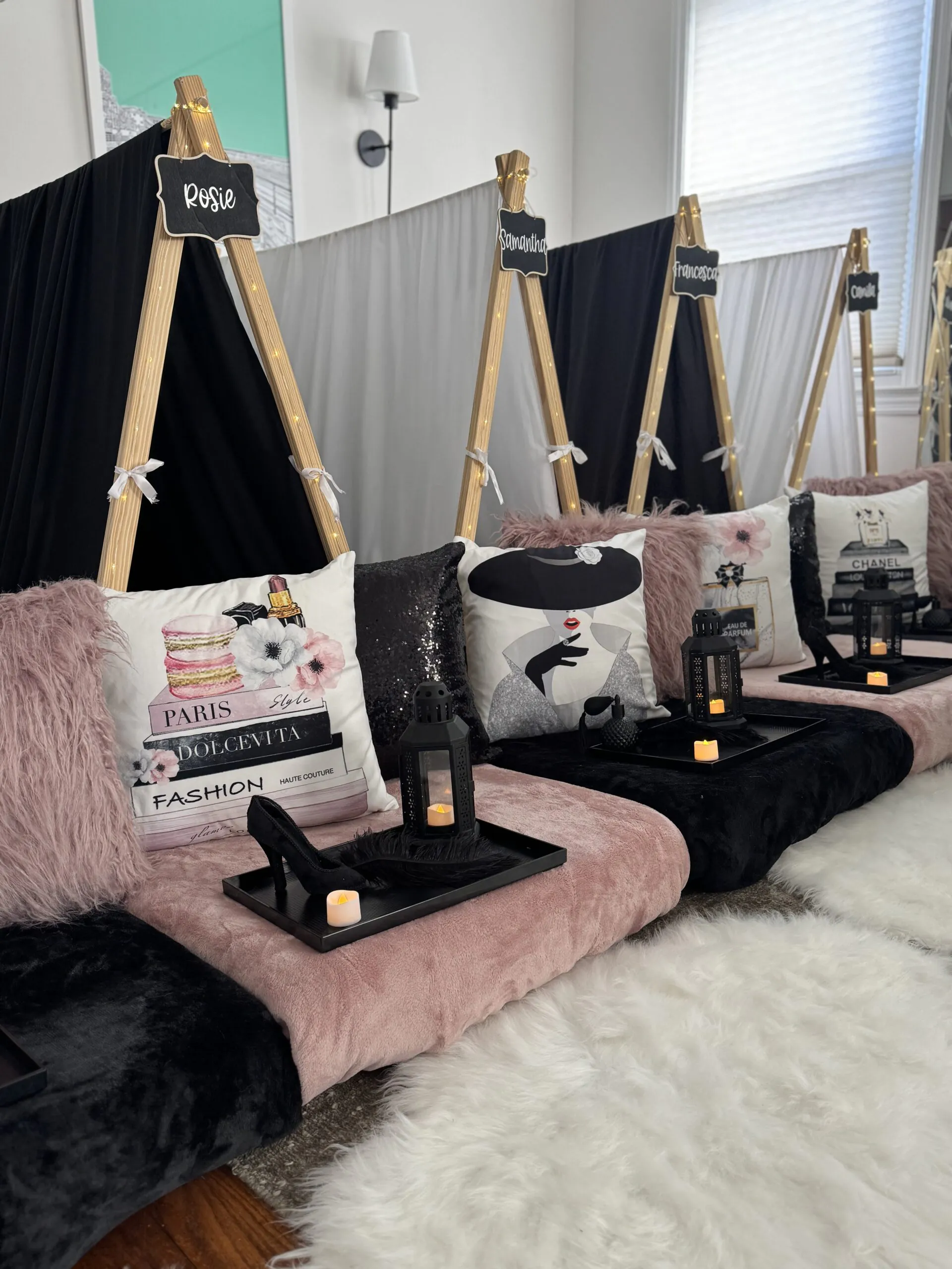 paris teepee tent theme