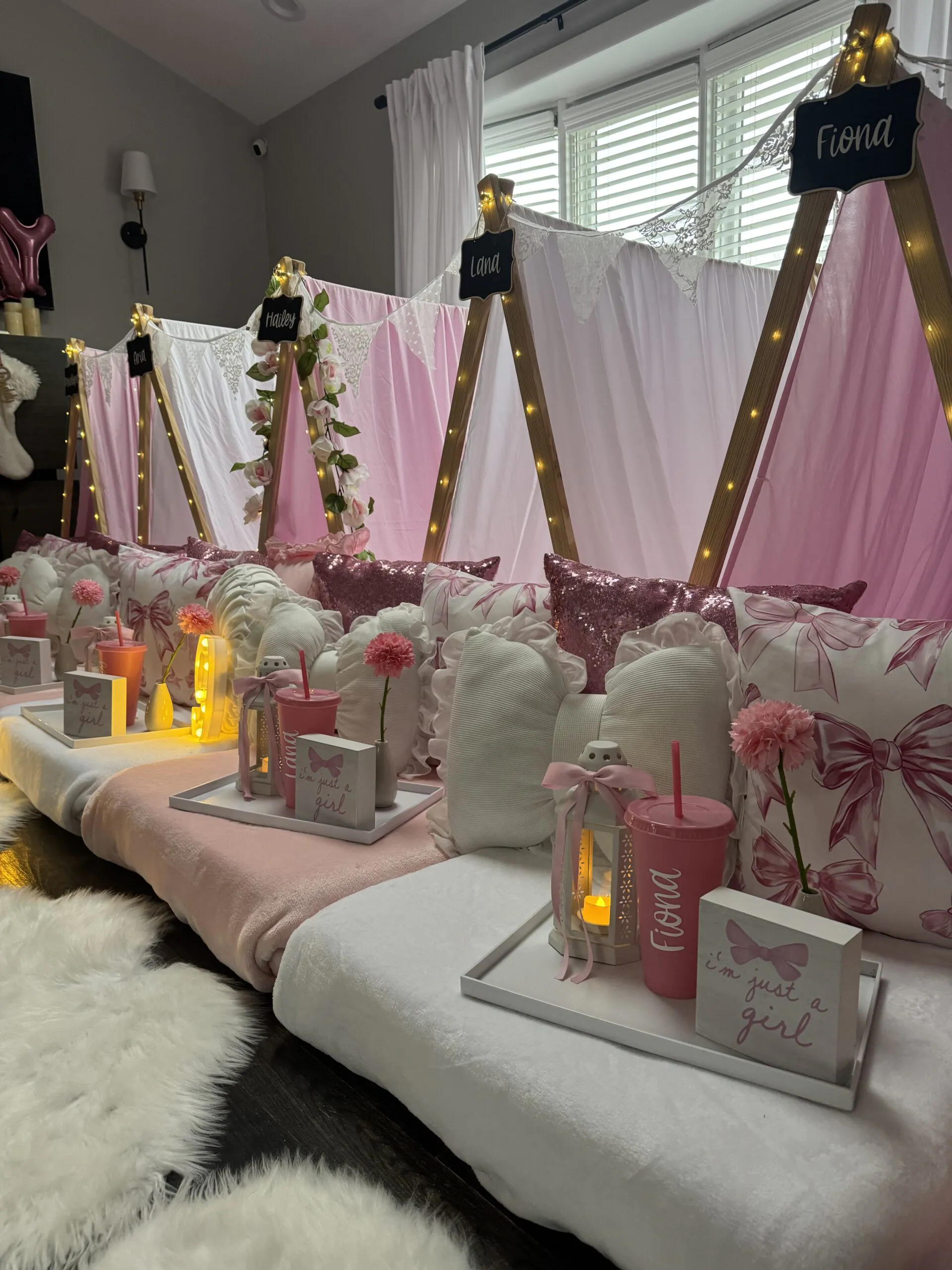 Slumber Party with Tumbler on tray