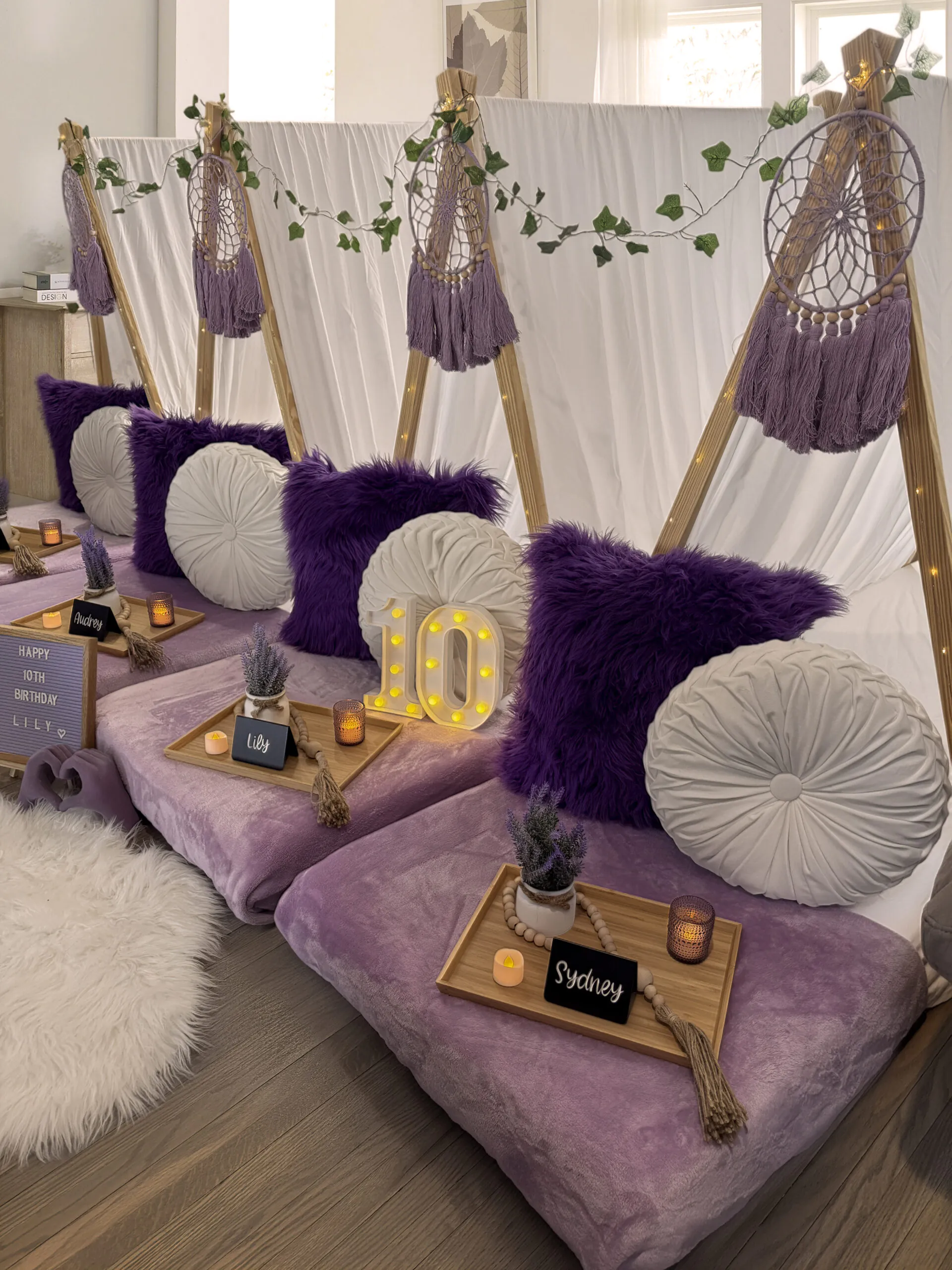 Teepee Slumber Party Rentals