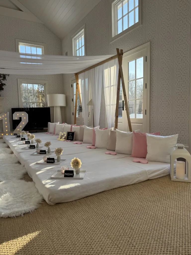 Teepee slumber party Connecticut