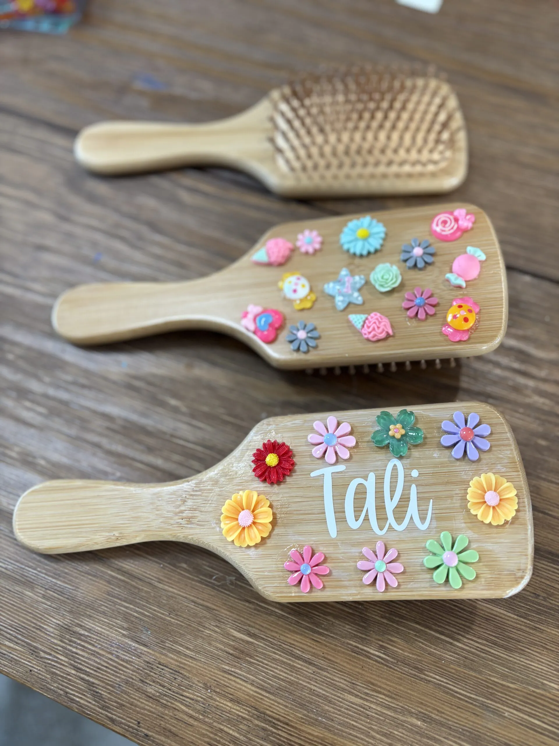 bamboo brush slumber party add-ons