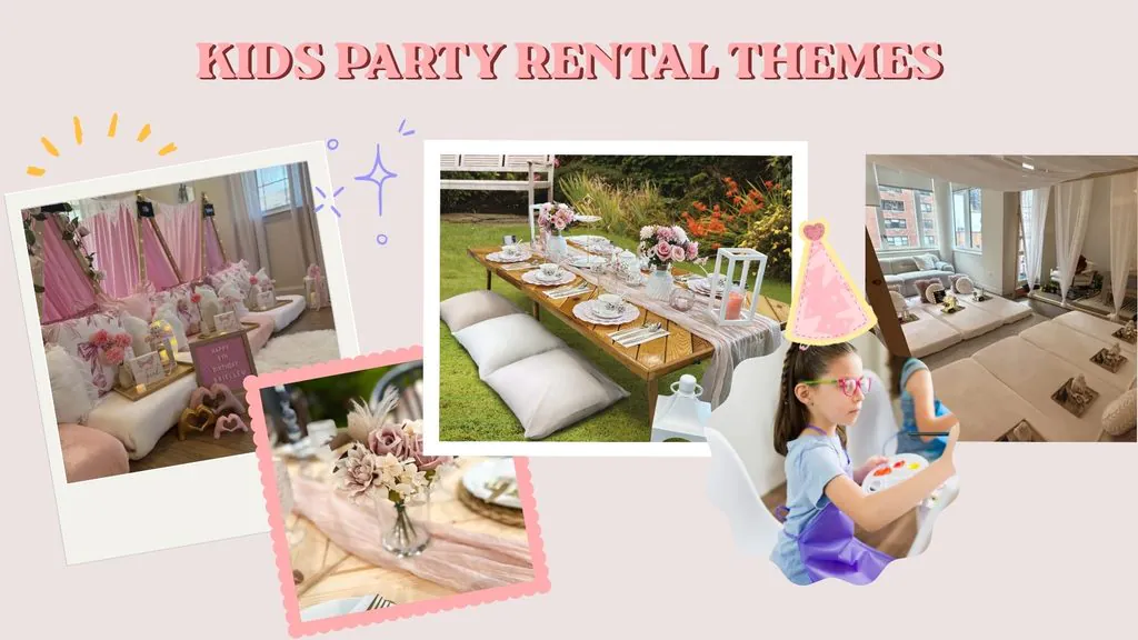 kids party rental themes