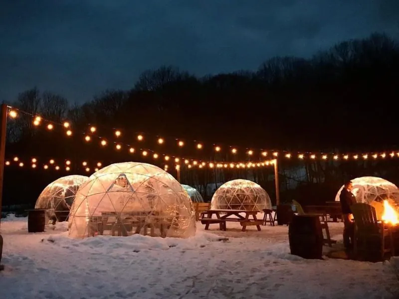 Stunning igloo rental